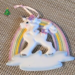 NEW unicorn sparkle rainbow 🌈 ornament
